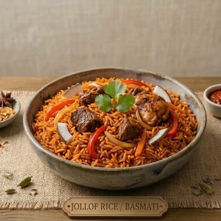 JOLLOF RICE/BASMATI