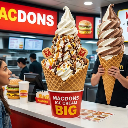 MACDONS ICE CREAM BIG